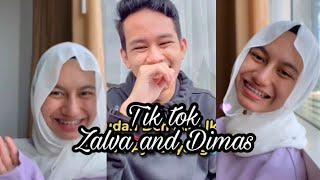 Tik tok Zalva and Dimas  Bikin baper