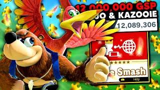 This is what a 12000000 GSP Banjo & Kazooie looks like in Elite Smash