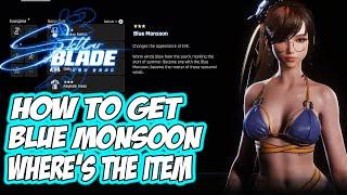 Stellar Blade - HOW to GET the BLUE MONSOON Outfit Wheres The Item and Precious Treasure