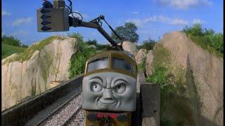 Thomas and the Magic Railroad sound effects Diesel 10 threatens Mr. C.