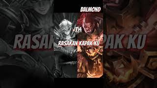 Percakapan Hero Dyrroth Dan Balmond Mobile Legends #shorts