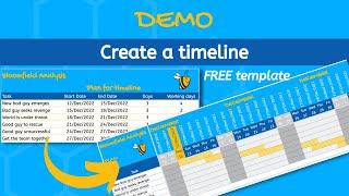 Demo  Create a Timeline  Free template  Google Sheets