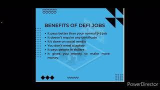 INTRODUCTION TO DEFI JOBS