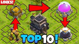 10 Insanely Effective TH9 Farming Bases