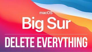 How to Delete Everything & Reinstall macOS Big Sur