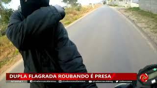 Dupla flagrada roubando moto em Toledo é presa