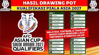 RESMI TIMNAS INDONESIA LOLOS OTOMATIS - Hasil Drawing Pembagian POT Kualifikasi Piala Asia 2027