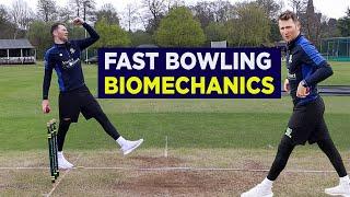 Fast Bowling Biomechanics Cricket How To Bowl Fast & PREVENT Injury With CORRECT Technique