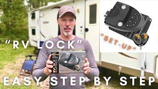 RvLock Keyless Handle Keyless Entry Install Replace in RVCamperTravel Trailer door lock