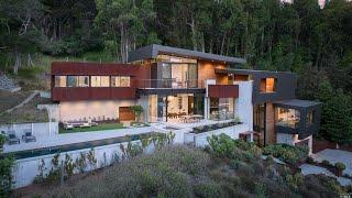 Stunning architectural masterpiece with multiple outdoor living spaces in Mill Valley for $8500000