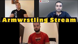 Armwrestling Stream with @kalina01_01  and #armwrestling #india #ukraine @ARMWRESTLINGNEWZ