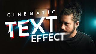 3 EPIC Text Effects for VIDEOS in Hindi  Cinematic text effect Premiere Pro  No Plugins