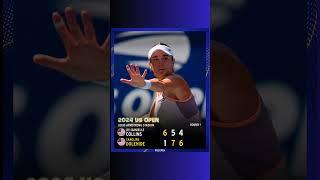 Tennis US Open 2024 Nowhere to hide from Dolehide #shorts