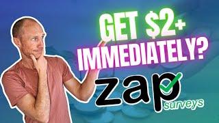 Zap Surveys Review – Earn $2+ Immediately? Yes BUT…