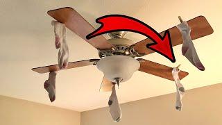 Put a SOCK ON YOUR FAN  this TRICK will CHANGE YOUR LIFE 