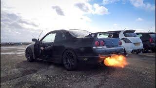 600hp Nissan Skyline R33 GTS-t Turbo & External Wastegate Sounds