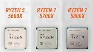 Ryzen 7 5700X vs Ryzen 5 5600X vs Ryzen 7 5800X w RTX 4090