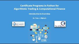 University Certificates in Python for Algorithmic Trading & Computational Finance