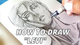 How To Draw Levi  Attack on Titan  Drawing  ToyBits Draws