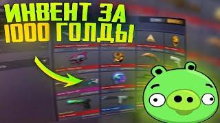 СОБРАЛ ЛУЧШИЙ ИНВЕНТАРЬ ЗА 1000 ГОЛДЫ В STANDOFF 2