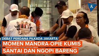 Momen Mandra-Opie Kumis Santai Bareng di Sela Debat Pilkada Jakarta Padahal Dukung Paslon Berbeda