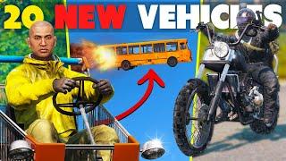 Testing 20 NEW VEHICLES in DayZ