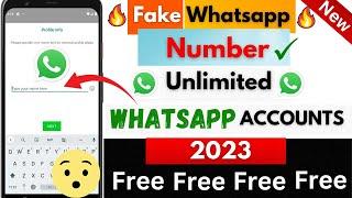 Fake WhatsApp number - how to make fake whatsapp account  Check out ️ this trick