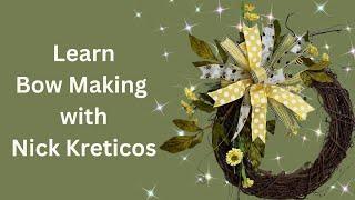 Learn How to Make Bows and Easy Wreaths with Nick Kreticos of Nicks Seasonal Decor 