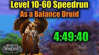 Balance Druid 10-60 Speedruns are WEIRD