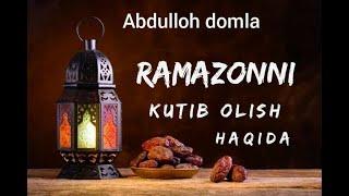 Abdulloh domla. Ramazon haqida