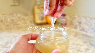 DIY Flaxseed Hair Gel  Moisturizing & NOT THICK