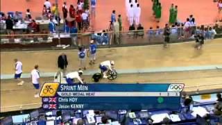 Chris Hoy v Jason Kenny - Sprint Cycling Final  Beijing 2008 Olympics