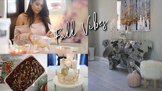 Fall Decorate Clean & Bake With Me  #iHeartFall Ep 17 MissLizHeart