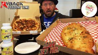 Ryback Feeding Time Vinny’s Vegan Pizza Non Meat Lovers Pizza & Calzone Review