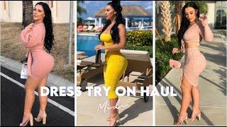 SUMMER DRESSES TRY ON HAUL  FASHION NOVA DRESSES **SUMMER HAUL 2020**