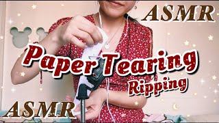 ASMR搣紙聲 paper tearing ripping  有timestamps