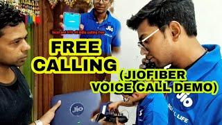 FREE CALLING JIOFIBER VOICE CALL ACTIVE WITH DEMO Jio Fiber @jio @JioCinema @jiocallcenter539