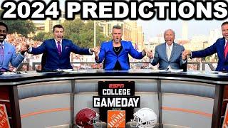 WHERE Will College Gameday Visit Each Week In 2024? Predictions  College Football