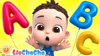 ABC Song with Balloons｜ABC Song  Nursery Rhymes｜Learn ABC  Nursery Rhymes  LiaChaCha