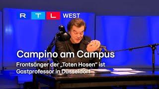 Campino am Campus Tote Hosen-Frontsänger ist Gastprofessor in Düsseldorf  RTL WEST 02.04.2024