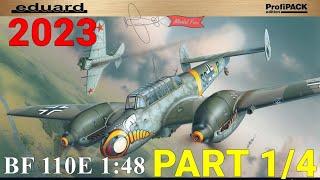 Messerschmitt BF-110E 148 Eduard 8203 2023 Build PART 1