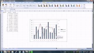 Excel Basics - Video Tutorial How To Graph Two Sets of Data On One Graph