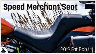 First look at the new seat on the Fat Bob - Speed Merchant Seat