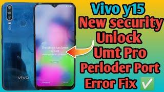 Vivo y15 1901 new security unlock umt 2024