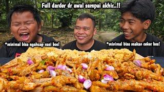 SELALU BIKIN GAKGAK  MUKBANG CEKER M3RC0N BAWANG J4H4T PAKAI NASI KREMES AYAM  NIKMAT KACIDA