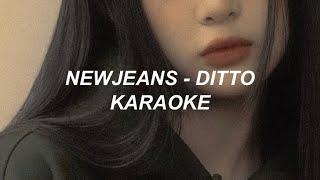 NewJeans 뉴진스 - Ditto Karaoke Easy Lyrics