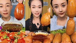 Food sharing delicious large intestines #mukbang #eatingshow