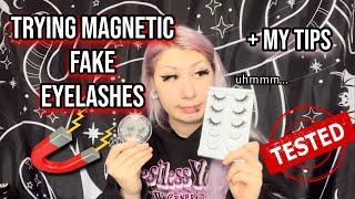 Trying Magnetic Lashes for the first time + My Fake Lash Tips