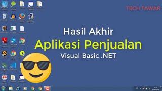 Hasil Akhir Tutorial Aplikasi Penjualan Visual Basic .NET