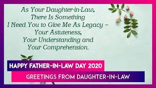 Happy Father-In-Law Day 2020 Greetings From Daughter-in-Law Messages & Wishes to Send Your Dad